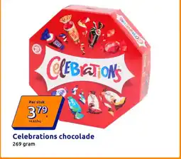 Action Celebrations chocolade aanbieding