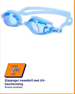 Action Slazenger zwembril met UV- bescherming aanbieding