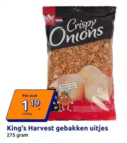 Action King's Harvest gebakken uitjes aanbieding