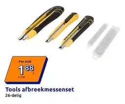 Action Tools afbreekmessenset aanbieding