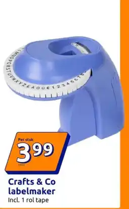 Action Crafts & Co labelmaker aanbieding
