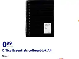 Action Office Essentials collegeblok A4 aanbieding
