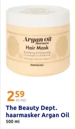 Action The Beauty Dept. haarmasker Argan Oil aanbieding