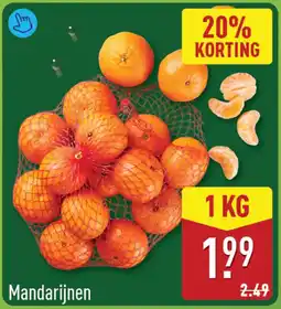 ALDI Mandarijnen aanbieding