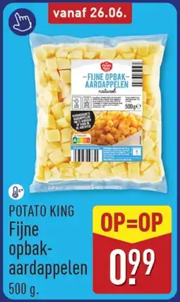 ALDI Potato king Fijne opbak- aardappelen aanbieding
