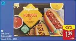 ALDI Daylicious Hotdogs kip aanbieding