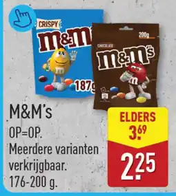 ALDI M&M's aanbieding