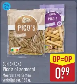 ALDI Sun Snacks Pico's of scrocchi aanbieding