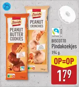 ALDI Biscotto Pindakoekjes aanbieding