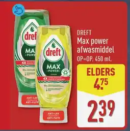 ALDI Dref Max power afwasmiddel aanbieding