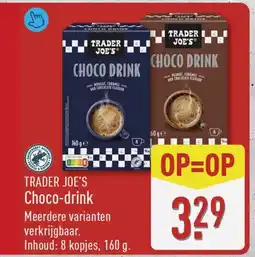 ALDI Trader joe's choco-drink aanbieding