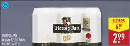 ALDI Hertog Jan 6-pack 0.0 bier aanbieding