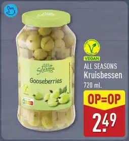 ALDI All Seasons Kruisbessen aanbieding
