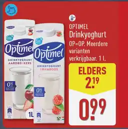 ALDI Optimel Drinkyoghurt aanbieding