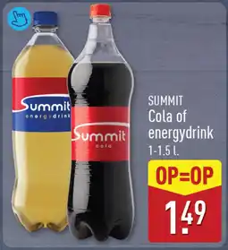ALDI Summit Cola of energydrink aanbieding