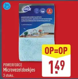 ALDI Powerforce Microvezeldoekjes aanbieding