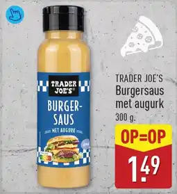 ALDI Trader joe's burgersaus met augurk aanbieding