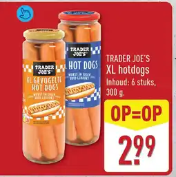 ALDI Trader joe's xl hotdogs aanbieding