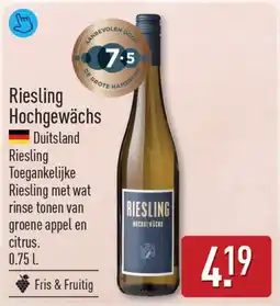 ALDI Riesling Hochgewächs aanbieding