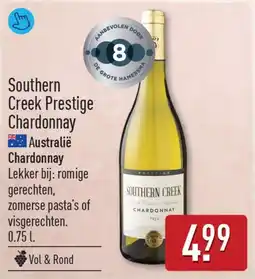 ALDI Southern creek prestige chardonnay aanbieding