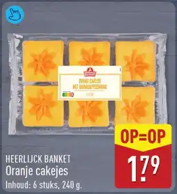 ALDI Heerlijck Banket Oranje cakejes aanbieding