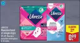 ALDI Libresse Maandverband of inlegkruisjes aanbieding