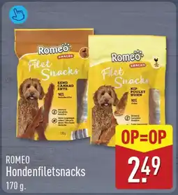 ALDI Romeo Hondenfiletsnacks aanbieding