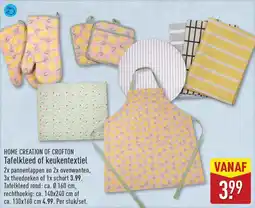 ALDI Home creation of croftion tafelkleed of keukentextiel aanbieding