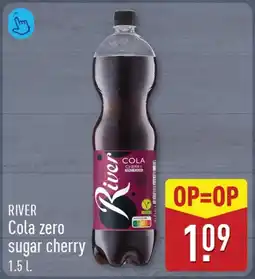 ALDI River Cola Zero sugar cherry aanbieding
