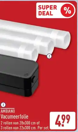ALDI Ambiano vacumeerfolie aanbieding