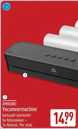 ALDI AMBIANO Vacumeermachine aanbieding