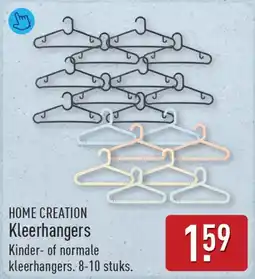 ALDI Home creation kleerhangers aanbieding