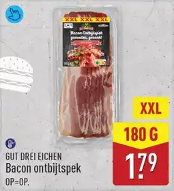 ALDI Gut drei eichen Bacon ontbijtspek aanbieding
