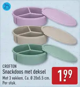 ALDI CROFTON Snackdoos met deksel aanbieding