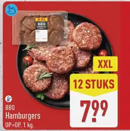ALDI Bbq hamburgers aanbieding