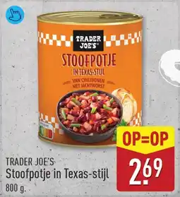 ALDI Trader joe's stoofpotje in texas-stijl aanbieding