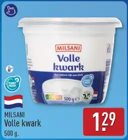 ALDI Milsani volle kwark aanbieding