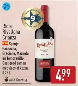 ALDI Rioja rivallana crianza aanbieding