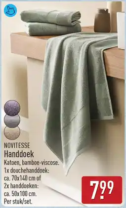 ALDI Novitesse handdoek aanbieding