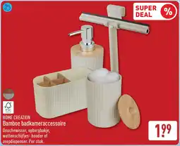 ALDI Home creation bamboe badkameraccessoire aanbieding