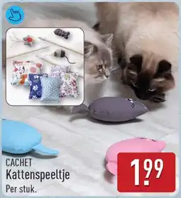 ALDI Cachet kattenspeeltje aanbieding