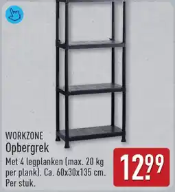 ALDI Workzone opbergrek aanbieding