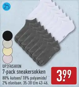 ALDI Up2fashion 7-pack sneakersokken aanbieding
