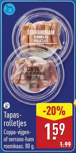 ALDI Tapas rolletjes aanbieding