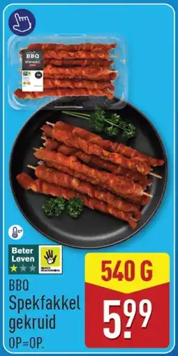 ALDI Bbq sperfakkel gekruid aanbieding