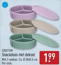 ALDI Crofton Snackdoos met deksel aanbieding