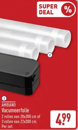 ALDI Ambiano Vacumeerfolie aanbieding