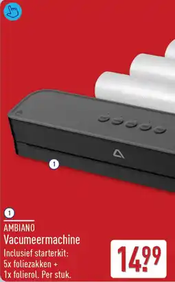 ALDI Ambiano Vacumeermachine aanbieding