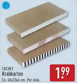 ALDI Cachet Krabkarton aanbieding