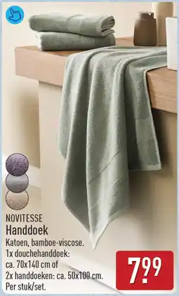 ALDI Novitesse Handdoek aanbieding